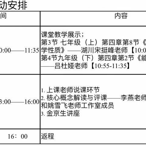 研习新课标，践行新理念——记金京生名师工作室2023学年第5次线下活动