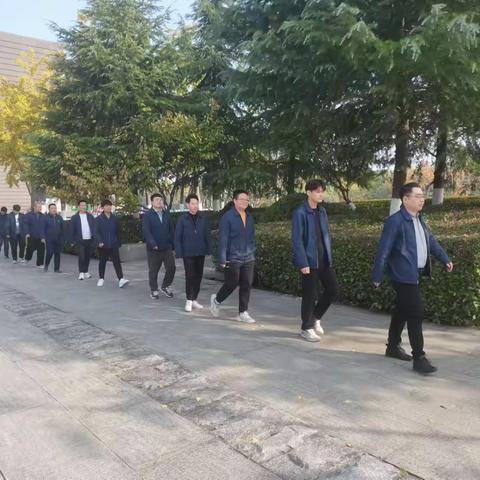 北京电力项目部开展冬季健步走活动