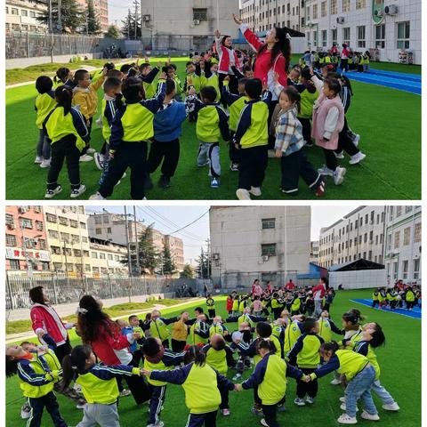 淅川县金河希望小学幼儿园早操比赛活动