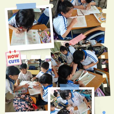 益隆小学四1中队开展班徽设计评比活动