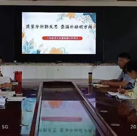 学习中积淀 研究中提高 ——六年级语文期中测试质量分析会