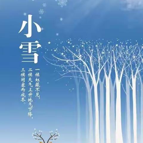 小雪到，冬始俏——小一班开展小雪主题活动