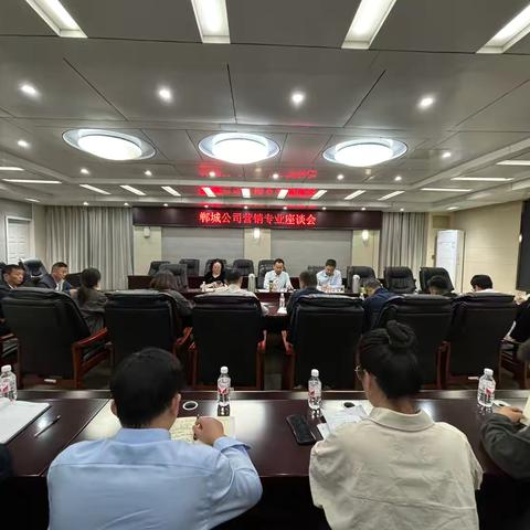 公司召开营销专业座谈会