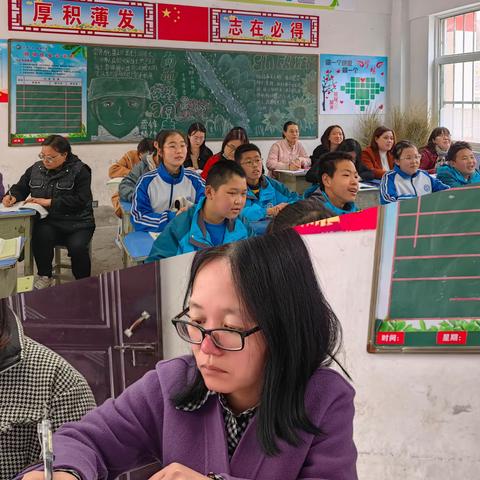 【共听一节课，同评促提升】——合阳县第三初级中七年级英语组