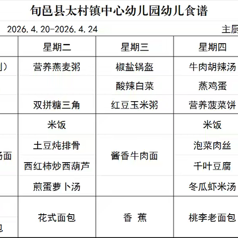 “烹”然心动，不负美好“食”光——太村镇中心幼儿园第8周美味回顾