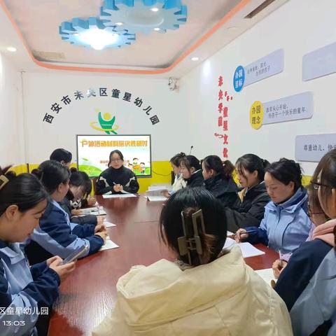 【未央学前】“共研共思，行之有效”——童星幼儿园户外自主游戏材料投放教研活动