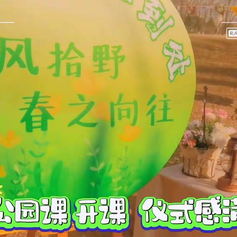 🍃【追风拾野，春之向往】