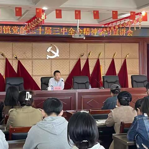 向阳镇召开党的二十届三中全会精神学习宣讲会