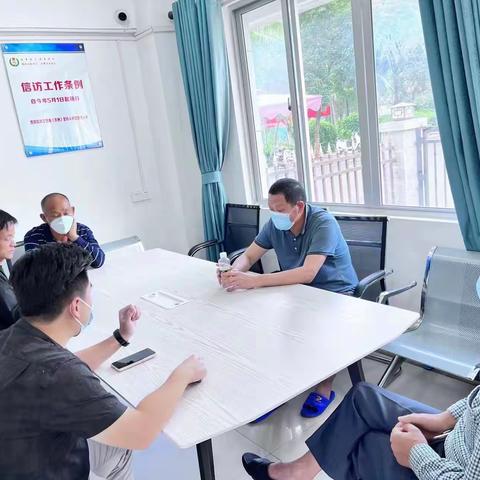 2022年综合执法局琼山分局社会保障行政执法大队开展接访工作情况