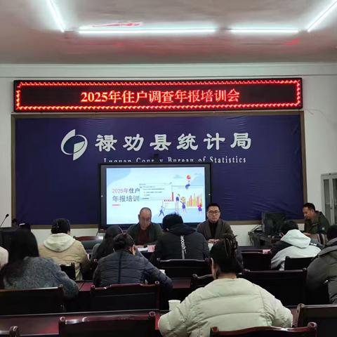 禄劝召开住户调查年报培训会