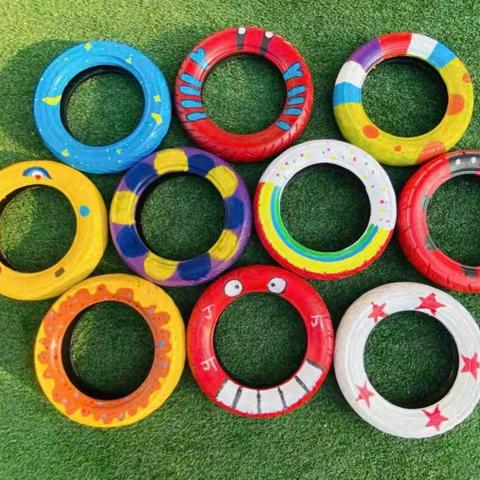 【游戏化成果展示】轮胎妙趣N次方——大二班