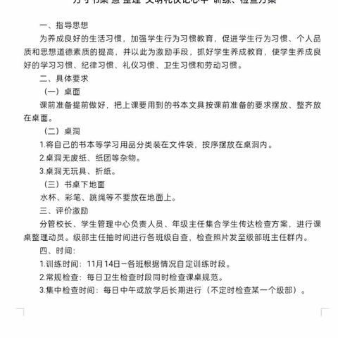 方寸书桌“慧”整理     我是整理小达人                ——凤凰小学二级部书桌整理活动