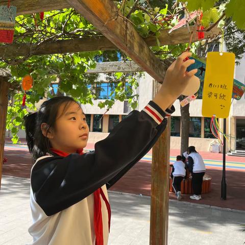 维明路小学西校“阅读经典 筑梦未来”读书月系列活动之（四）一株长满书签的葡萄架