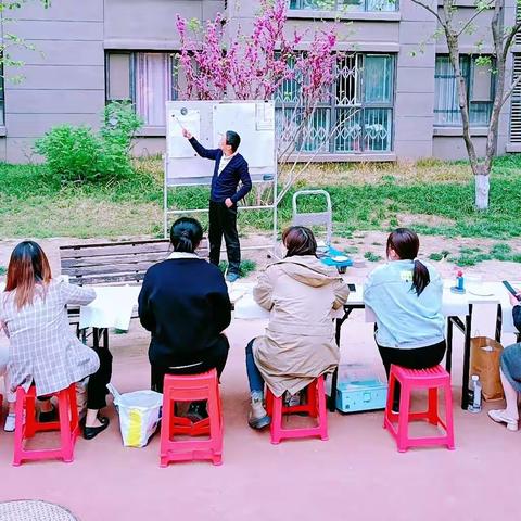 书画盛放的春意——碧桂园天宸社区户外采风写生活动