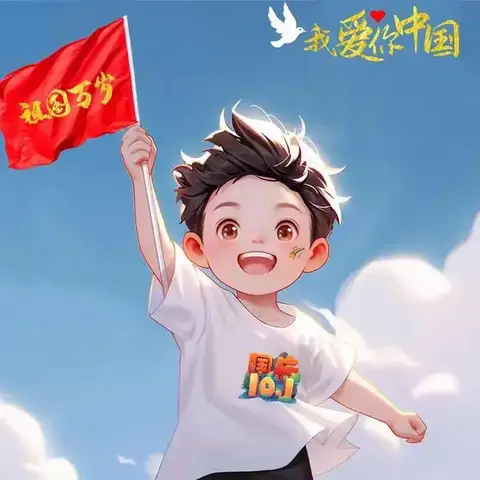 💐童心迎国庆，小手绘长卷🇨🇳