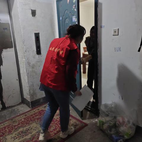 树木岭社区文明祭扫 共护蓝天宣传活动