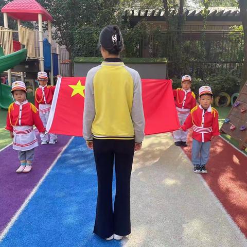 以琳幼儿园第六周升旗仪式