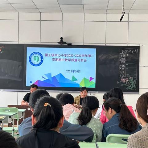 教以共进，研以致远——翟王镇中心小学期中质量分析会