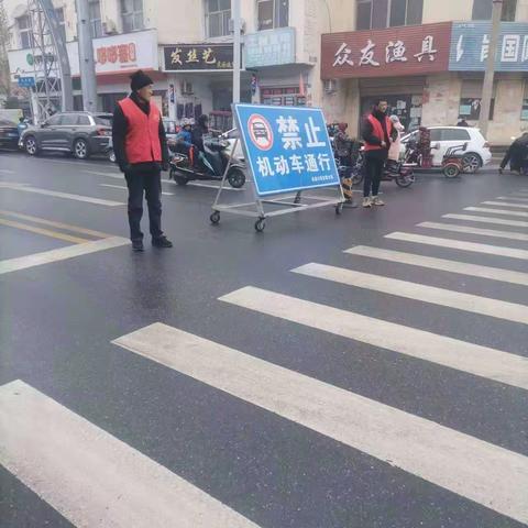 家长爱心护学岗，孩子安全添保障———息县第二小学五八班