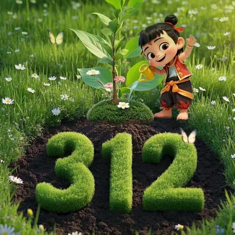 【节日主题】春光萌动  “植”得等待——垦利区书香幼儿园大班组植树节主题教育活动纪实