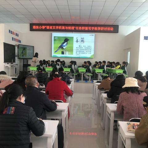 研任务群教学  促新课标落地——港东小学“语言文字积累与梳理”学习任务群暨写字教学活动总结