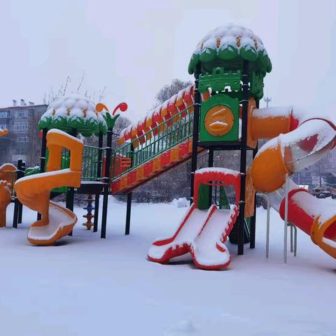 雪中童趣—— 龙凤区机关幼儿园厂前分园“堆雪人”亲子活动纪实
