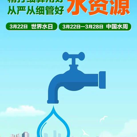 细水长流  水润童心——山城区第一幼儿园“世界水日”“中国水周”系列宣传活动