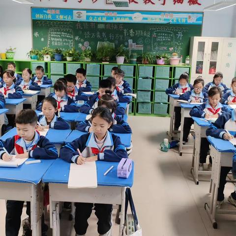 凉城县民族小学硬笔书法课堂掠影