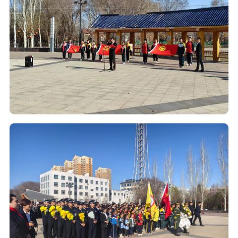 党建引领启新程 薪火相传祭英烈 —— 团结农场中学党支部四月主题党日活动