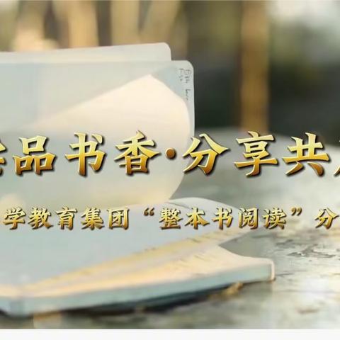 【和雅·书香】阅读品书香 分享共成长——中心路小学教育集团开展“整本书阅读”分享交流活动