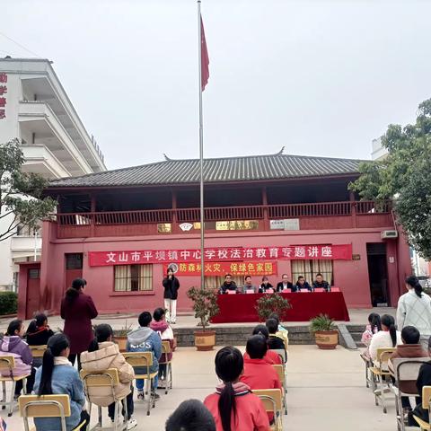 法制进校园，护苗助成长———文山市平坝镇中心学校平坝小学开展2024年春季学期法制教育知识讲座
