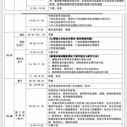 克什克腾旗经棚蒙古族中学骨干教师新课标培训暨名校考察学习交流活动