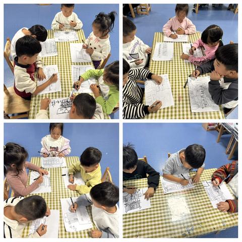 搭建天安门建构区观察记录——琉璃寺镇中心幼儿园大二班