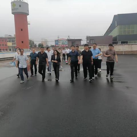 市供销社张军主任带队与千喜鹤集团客商一行到盈恒棉业磁县分公司考察调研