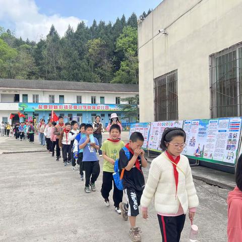 盐亭县岐伯镇茶亭小学 开展“春游—祭奠革命先烈”综合实践活动