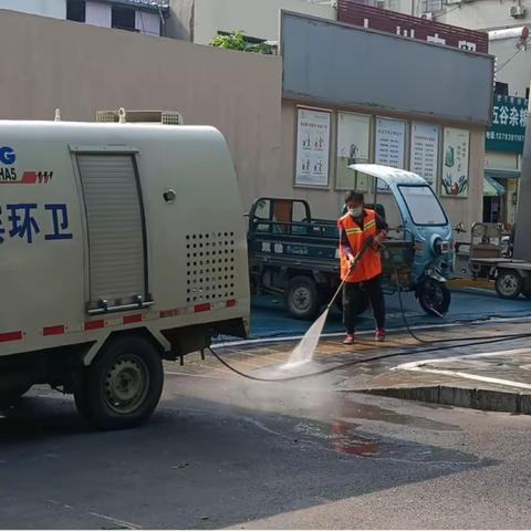 精细化保洁，淇滨环卫在行动