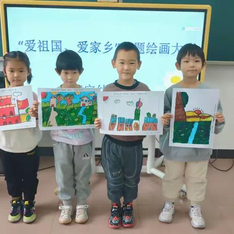 营字幼儿园举办“爱祖国、爱家乡”主题绘画大赛