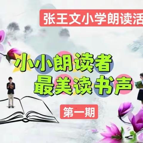 小小朗读者 最美读书声——海兴县张王文小学“畅享悦读         书香海兴”课文朗读活动作品展播