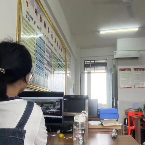 临高县东江小学思政课一体化建设推进会线上会议