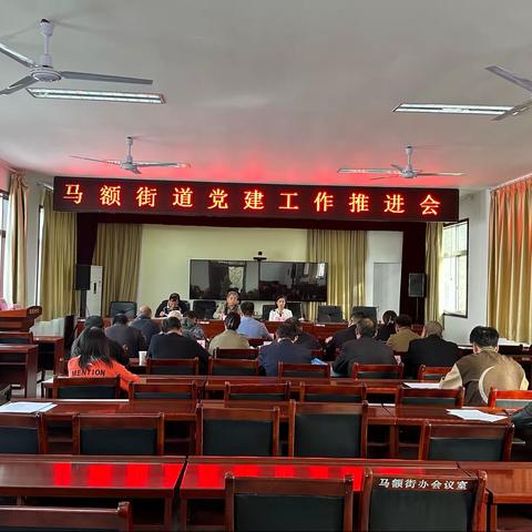 聚焦落实显担当 履职尽责强作为｜马额街道召开党建工作推进会