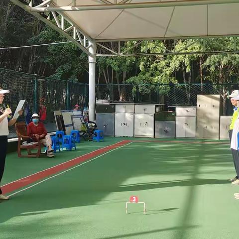 伊州区老年体育协会党支部“党日活动”暨门球比赛圆满举行