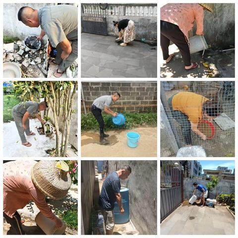 东和村委会持续组织开展环境卫生整治暨翻盆倒罐防蚊灭蚊行动