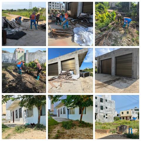 东和村委会持续组织开展环境卫生整治暨翻盆倒罐防蚊灭蚊行动