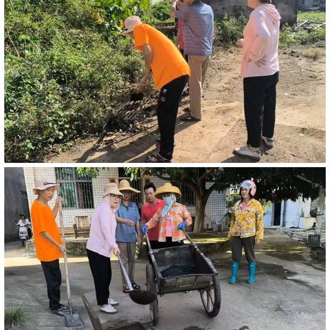 东和村委会持续组织开展环境卫生整治暨翻盆倒罐防蚊灭蚊行动