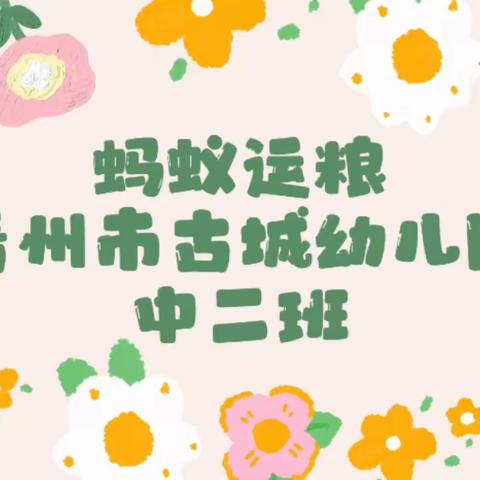 最美童年，精彩绽放——青州市古城幼儿园中二班一周小记