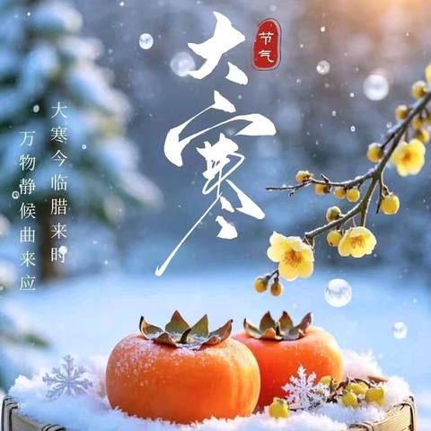 城北区绿洲幼儿园二十四节气之大寒