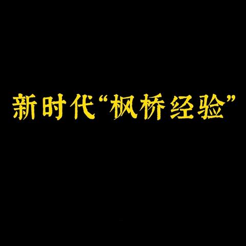 新时代“枫桥经验”主题讲座