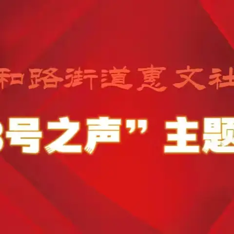 【盛和路街道惠文社区】十一月“13号之声”主题党日活动