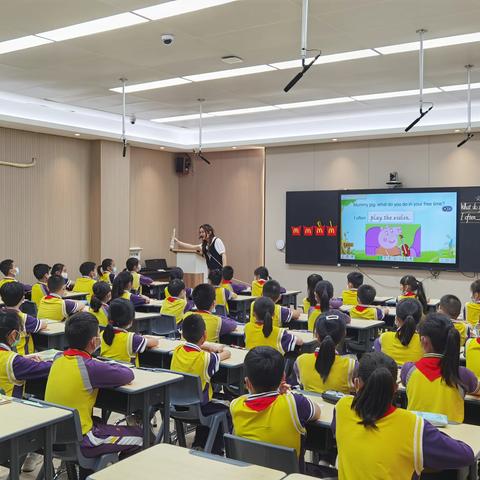 初展风采，共促成长——记齐正小学英语科组新教师视导课