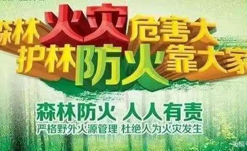 让绿色拥抱大地·让火灾远离森林草原 ——大塘学校积极开展森林草原防灭火宣传教育活动